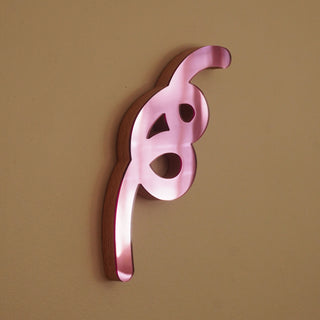 Pink 2 Scribble Sculpture Mirror