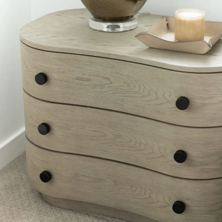 Emery Three Drawer Nightstand