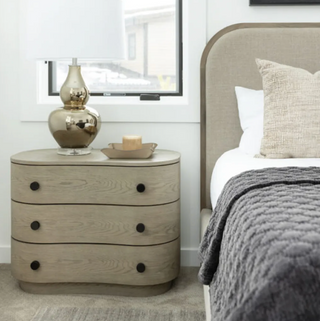 Emery Three Drawer Nightstand