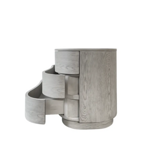 Emery Three Drawer Nightstand