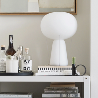 Blow Lamp with Opal Top