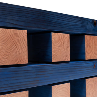 Stacked Bench in Blue - Cara Woodhouse