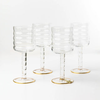 Fluted Wine Glass
