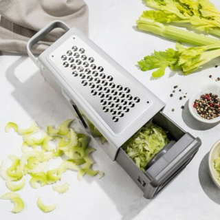 Tower/box grater, grey