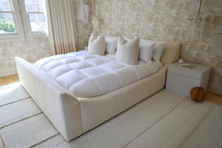 Campaign setting: Cara Woodhouse × Downright at her Sag Harbor home