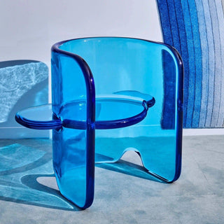 Plump Chair in Bold Blue - Cara Woodhouse