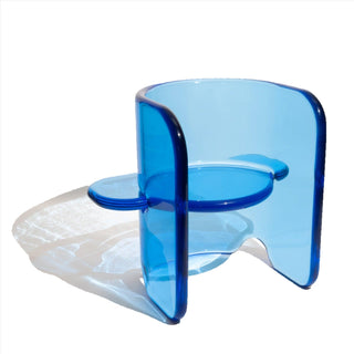 Plump Chair in Bold Blue - Cara Woodhouse