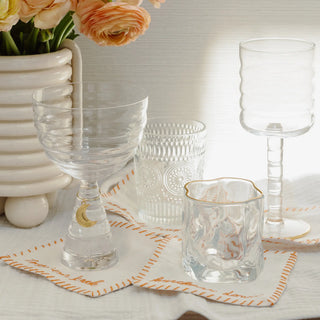Fluted Wine Glass